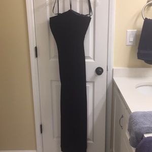 Ann Taylor long velvet dress